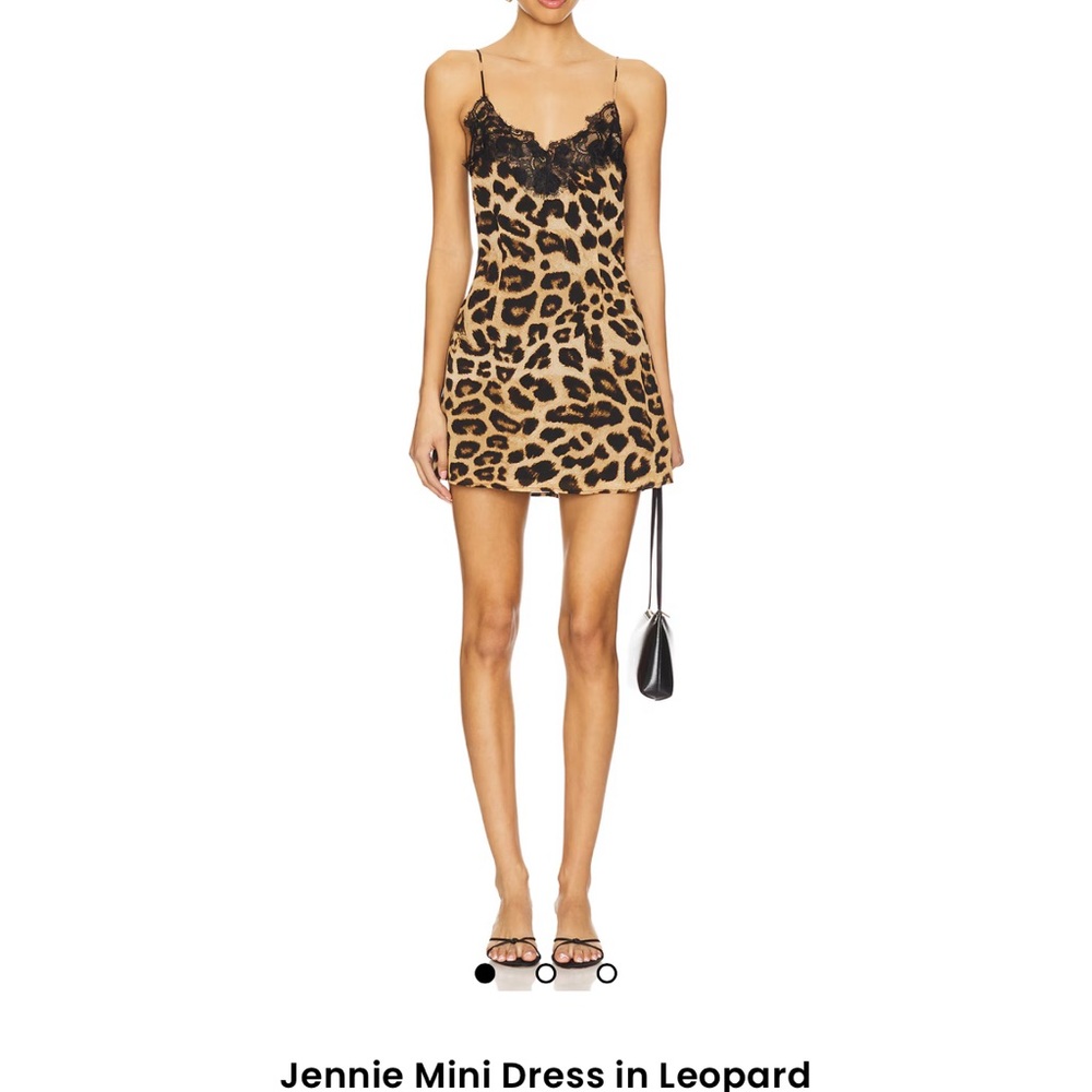 Superdown Jennie Moni Leopard Print Mini Dress